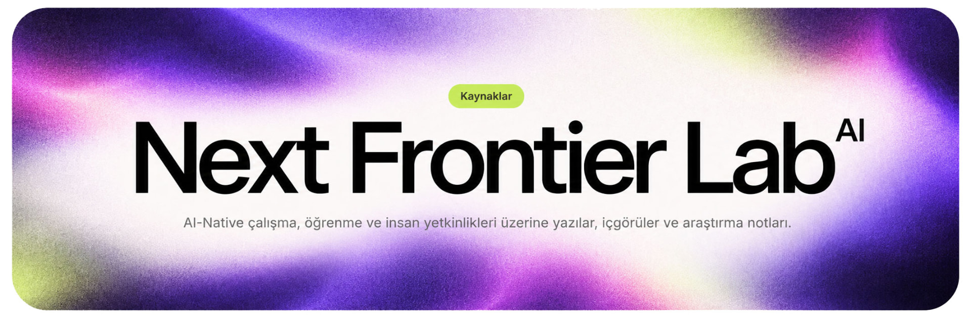 OneLume Frontier Lab — AI-Native çalışma, öğrenme ve insan yetkinlikleri üzerine yazılar, içgörüler ve araştırma notları.